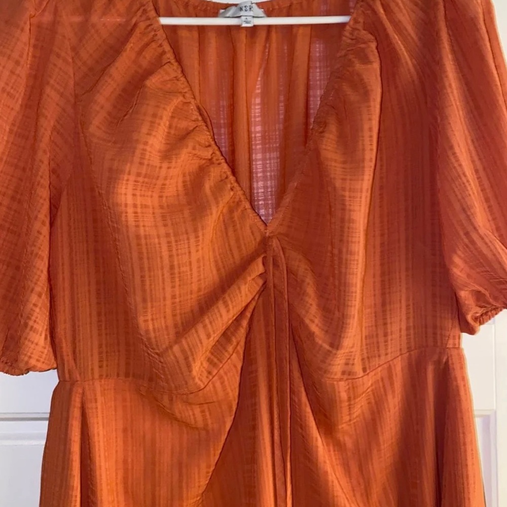 Peach lightweight summer dress